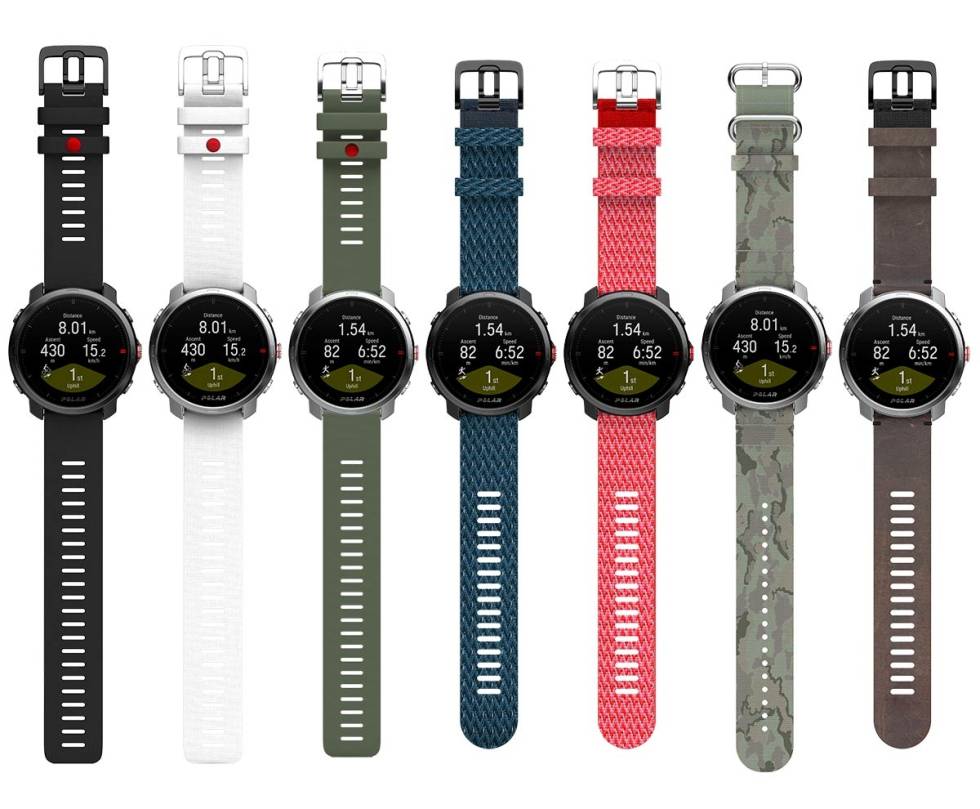 PERSONLIG TILPASNING: Du kan velge flere hus og remmer til Polar Grit-X polar Grit-X