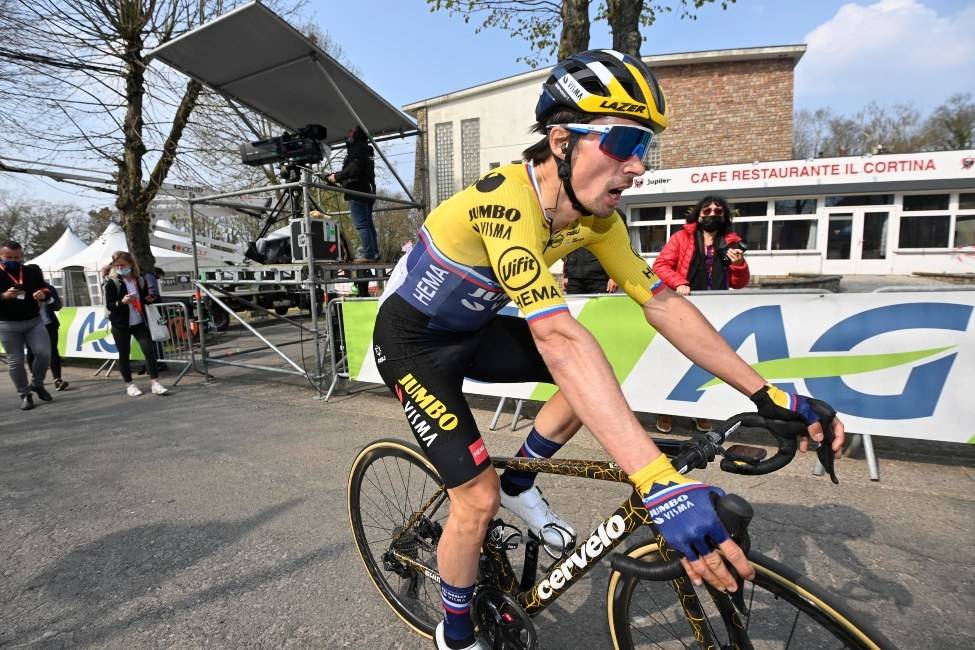 ANNENPLASS: Roglic viste styre opp Mur de Huy, men måtte gi tapt for Julian Alaphilippe. Foto: Cor Vos primoz roglic cervelo(1)