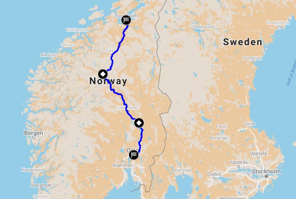 QR-BASERT: De som vil sykle QR-versjonen av Styrkeprøven, skanner QR-koder som er plassert på start og mål og utvalgte sjekkpunkter underveis. Kart: Styrkeprøven Styrkeprøven QR 2021