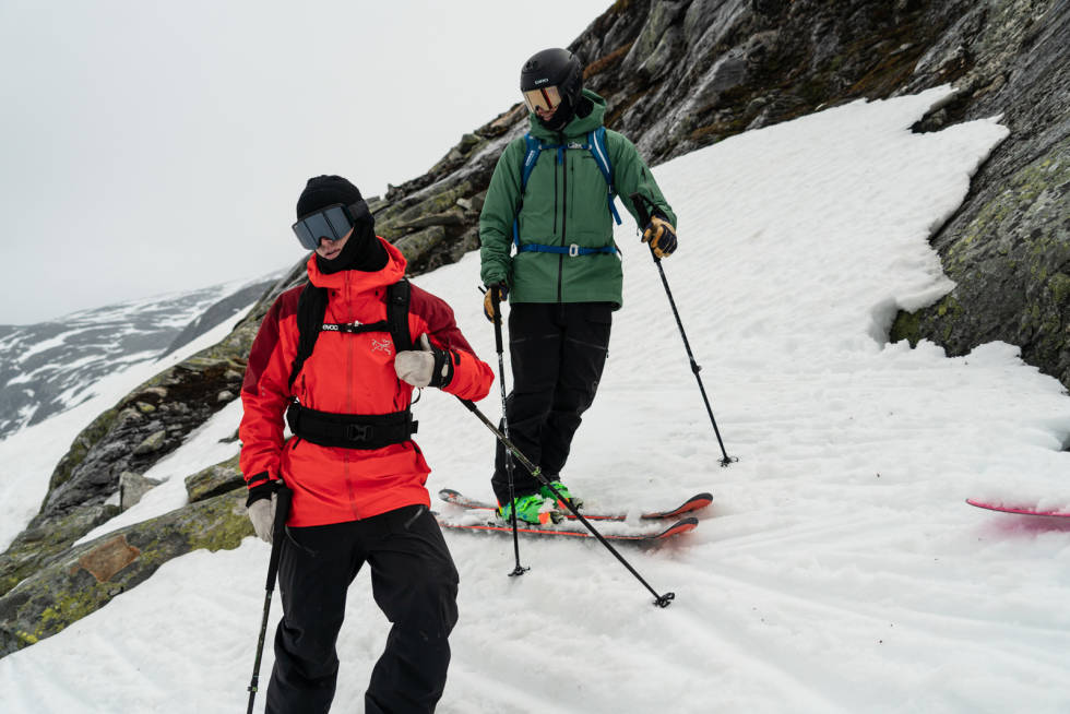 PÅ STRYN SAMMEN: Stinius Skjøtskift og Reine Barkered (som er en av rockestjernene Stinius refererer til i intervjuet) Bilde: Christian Nerdrum Stinius Skjøtskift og Reine Barkered