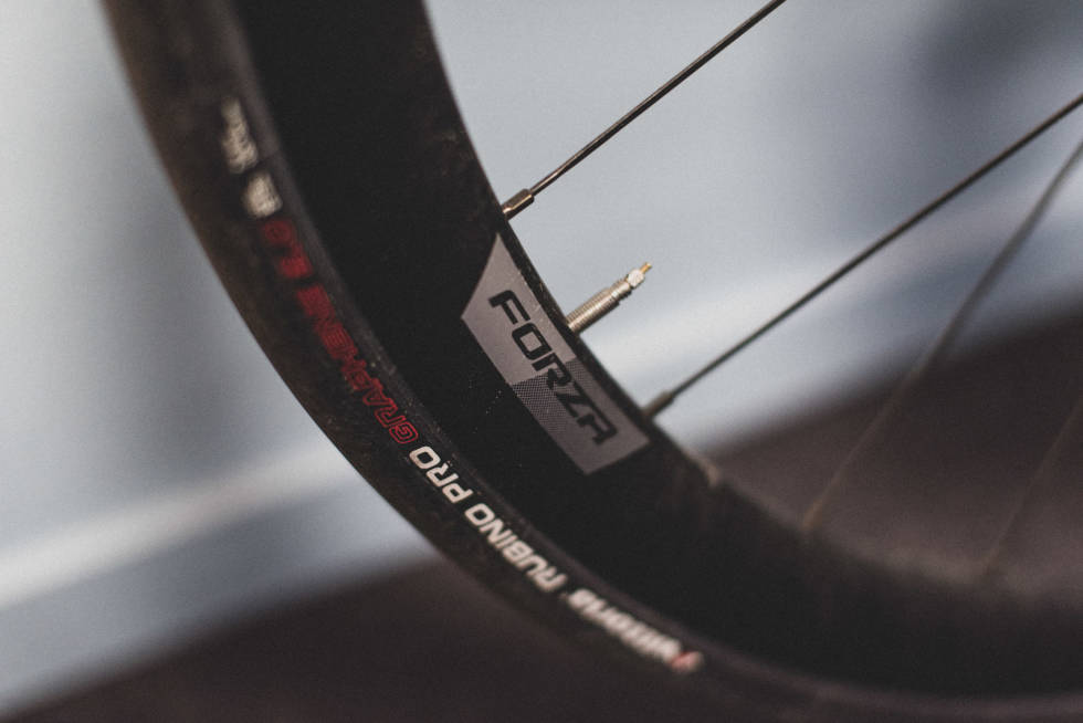 ALLROUND: 38 mm dype karbonfelger fungerer godt til det aller meste, uten at det er for tungt. Ridley-Fenix-XXL-10