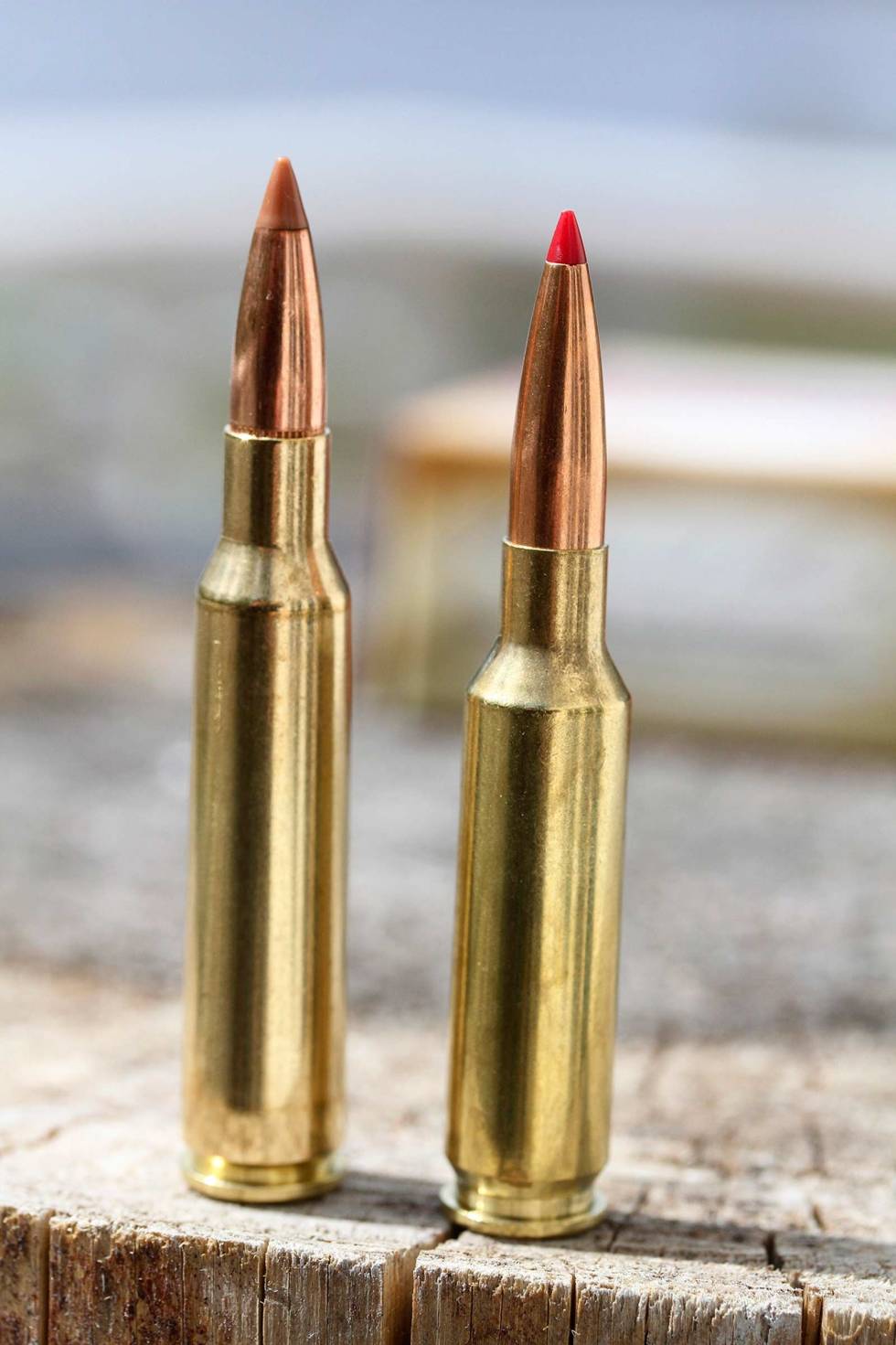 Nok skyv: 6,5 Creedmoor (t.h) ser litt puslete ut ved siden av «vår» 6,5x55, men forskjellen i ytelse er ubetydelig. Rifleammunisjon-creedmoor-2