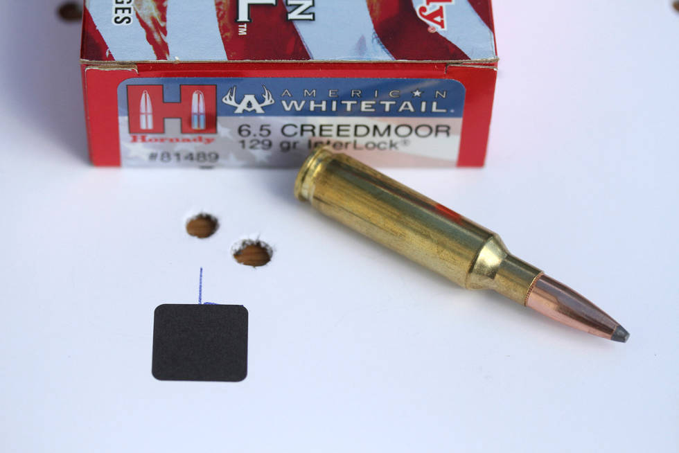 Opphavet: Det var Hornady som i sin tid skapte det nye kaliberet. Her er deres Whitetail-patron. Rifleammunisjon-creedmoor-5