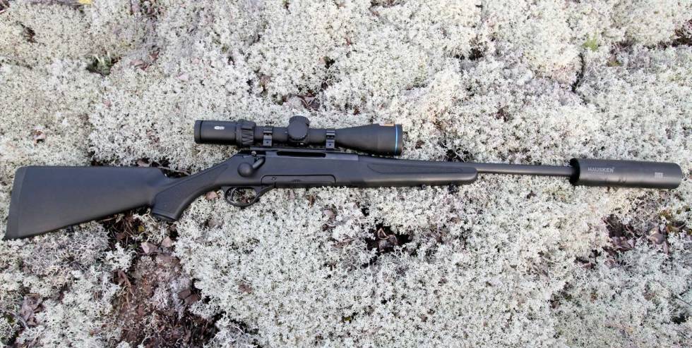 Robust og rimelig: Jaeger 10 Norway leveres med syntetkolbe, og er ei robust, rimelig rifle som gir valuta for pengene. Rifletest-Haenel-Jaeger-3