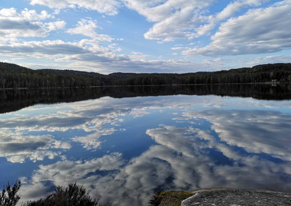 ROTTUNGEN: Herfra har du Skjærsjøen og Maridalen i sør og Movatn i øst rottungen