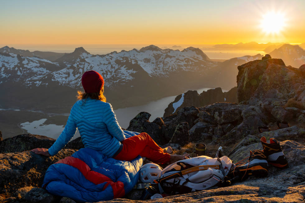 Fantastisk solnedgang på Rulten. Foto: Signar André Nilsen Rulten, Lofoten