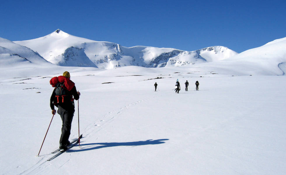Oppstigning mot Puttegga. Foto: Karl Egil Liaset/Toppturer i Norge Topptur Tafjordfjella Norge