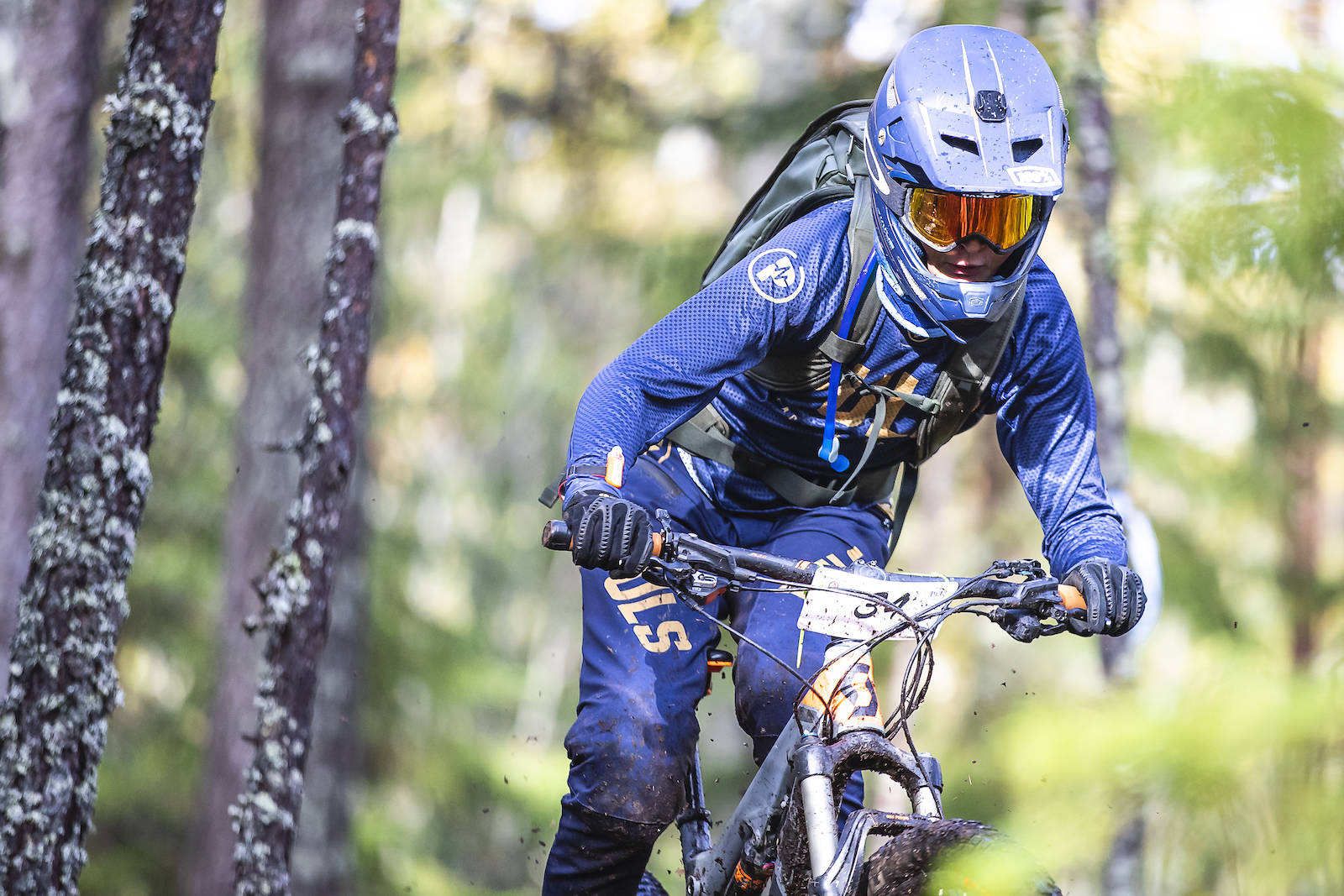 Sander Blom med fin flyt. Foto: Pål Westgaard