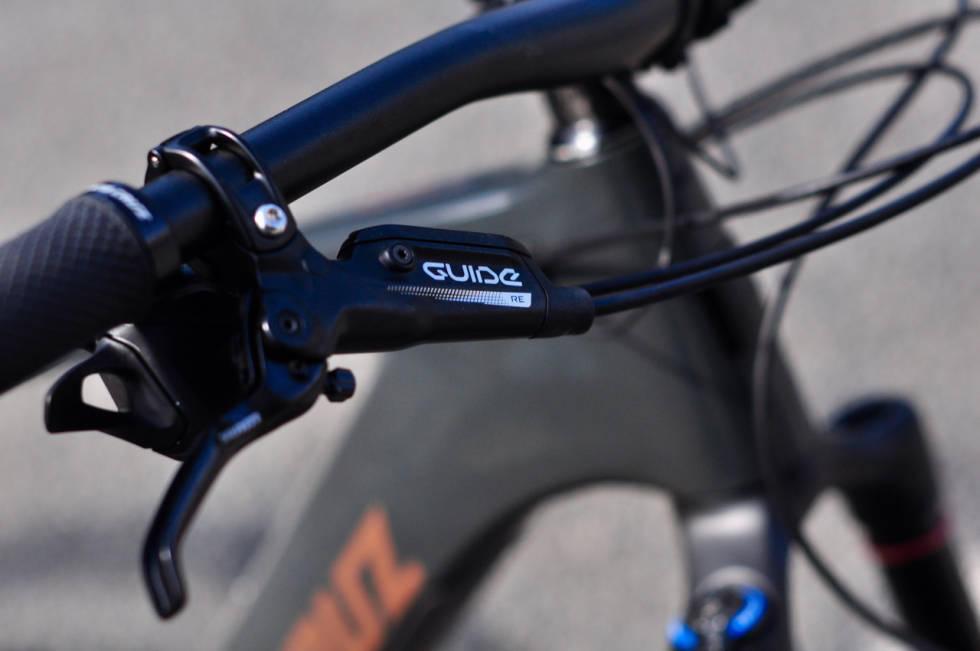 GUIDE: SRAM Guide RE sørger for at du kan stoppe når du vil. Santa cruz heckler bremser