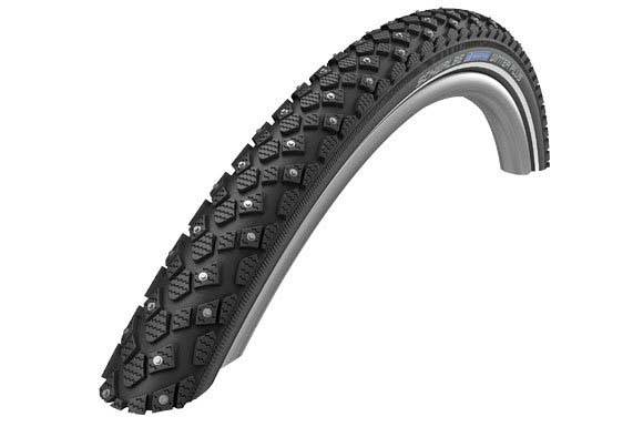 MINI: Schwalbe lager dette piggdekk for sykler med 20-tommer hjul. schwalbe marathon winter piggdekk 20 tommer barnesykkel