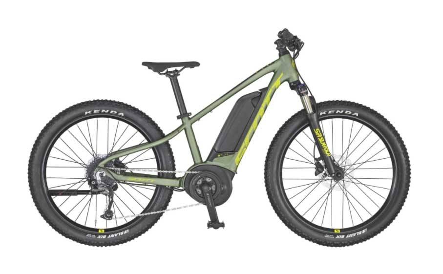 HARDTAIL: Scott sin Roxter er en hardtail med motor for barn. elsykkel barn scott