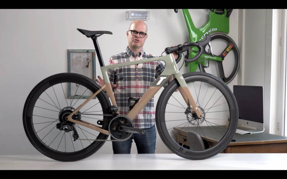 MANNEN BAK: Sånn ser han altså ut Gerard Vroomen, mannen bak Cervelo, Open og 3Ts sykler. 3T Exploro Max Race