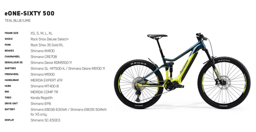 RIMELIGST: E-OneSixty 500 er den rimeligste modellen som taes inn til Norge. Merida E-OneSixty