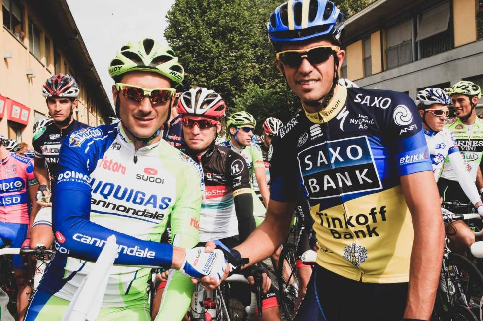 TØFFE DUELLER: Alberto Contador og Ivan Basso kjørte mot hverandre i både Giro d'Italia og Tour de France. Foto: Cor Vos. sean-yates-3