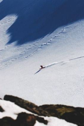 På vei ned fra Keipen. Foto: Matti Bernitz På vei ned fra Keipen. Foto: Matti Bernitz