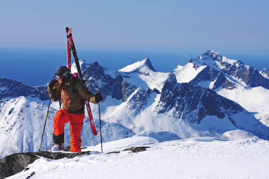 Ragnar Tøndel på vei opp mot Keipen. Foto: Matti Bernitz Ragnar Tøndel på vei opp mot Keipen. Foto: Matti Bernitz