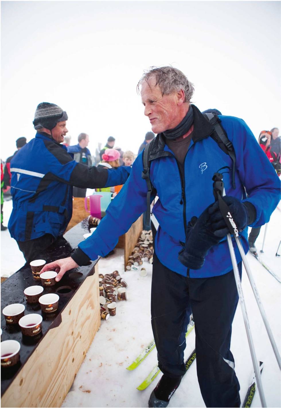 Hvert år er det rekorddeltagelse. Et stort apparat av frivillige hjelper til underveis. Foto: Sondre Steen Holvik Sesilåmi-På-ski-over-Setesdal-Vesthei-Sondre-Steen-Holvik-3