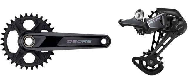 Komplett Deore-gruppe med bremser Shimano-Deore