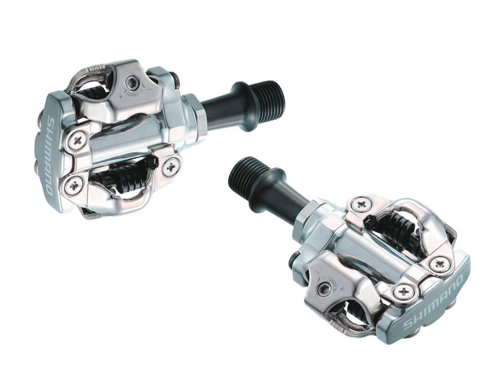 SOLIDE OG ENKLE: Shimano PD M540, den mest idiotsikre pedalen noen gang laget. Perfekte til sykkelkross. shimano-pd-m540