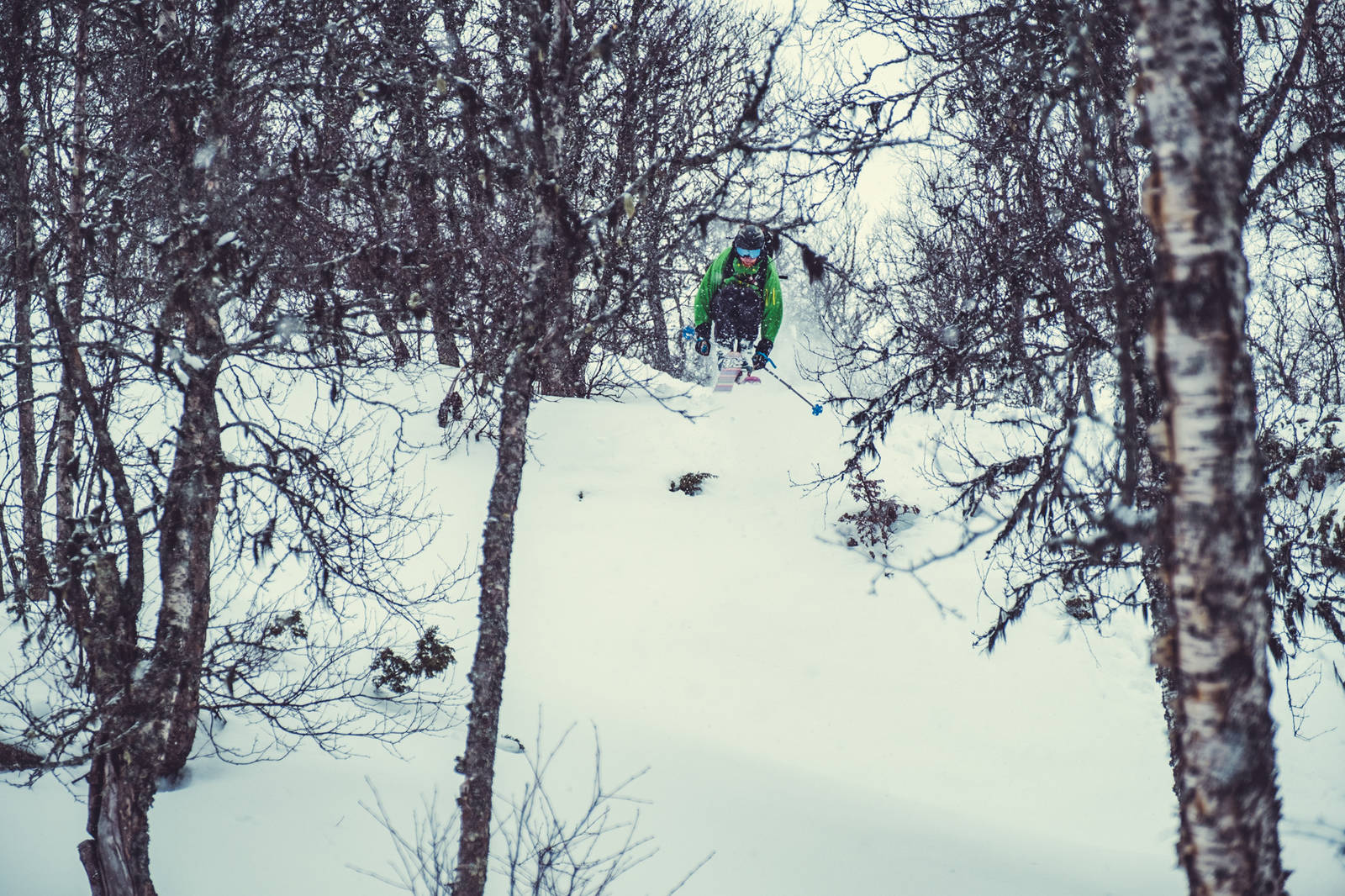 LETT Å FINNE LUFT: Skikjørers høyre ut av heisen vil de fleste finne noe å bryne seg på. Bjørn Olav Loftsgarden er i sitt rette element. Bilde: Bård Gundersen Skikjørers høyre ut av heisen vil de fleste finne noe å bryne seg på.