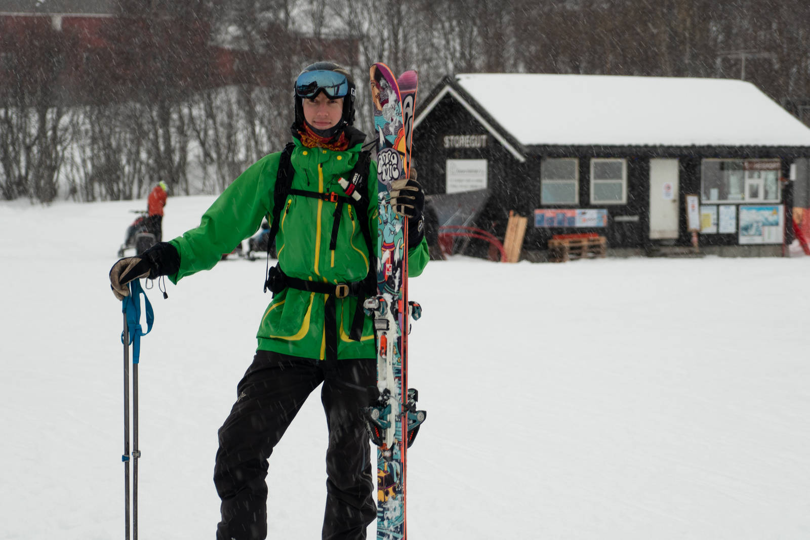 LOKAL: Bjørn Olav Loftsgarden - Skipatruljens lokale guide for dagen. Bilde: Christian Nerdrum Bjørn Olav Loftsgarden - Skipatruljens lokale guide for dagen. Bilde: Christian Nerdrum