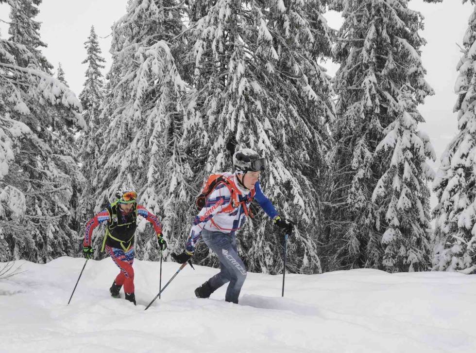 Randonee-utøvarane Lars Erik Skjervheim og Hans-Inge Klette har hatt tallause treningstimar saman. No er Lars Erik ferdig på landslaget, medan Hans-Inge satsar vidare for fullt. Skogskjøring voss myrkdalen topptur pudderkjøring