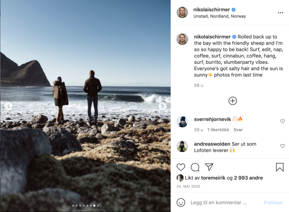 GRUPPEDYNAMIKK: Nikolai Schirmer velger sine turkamerater med omhu. Bilde @nikolaischirmer GRUPPEDYNAMIKK: Nikolai Schirmer velger sine turkamerater med omhu. Bilde @nikolaischirmer