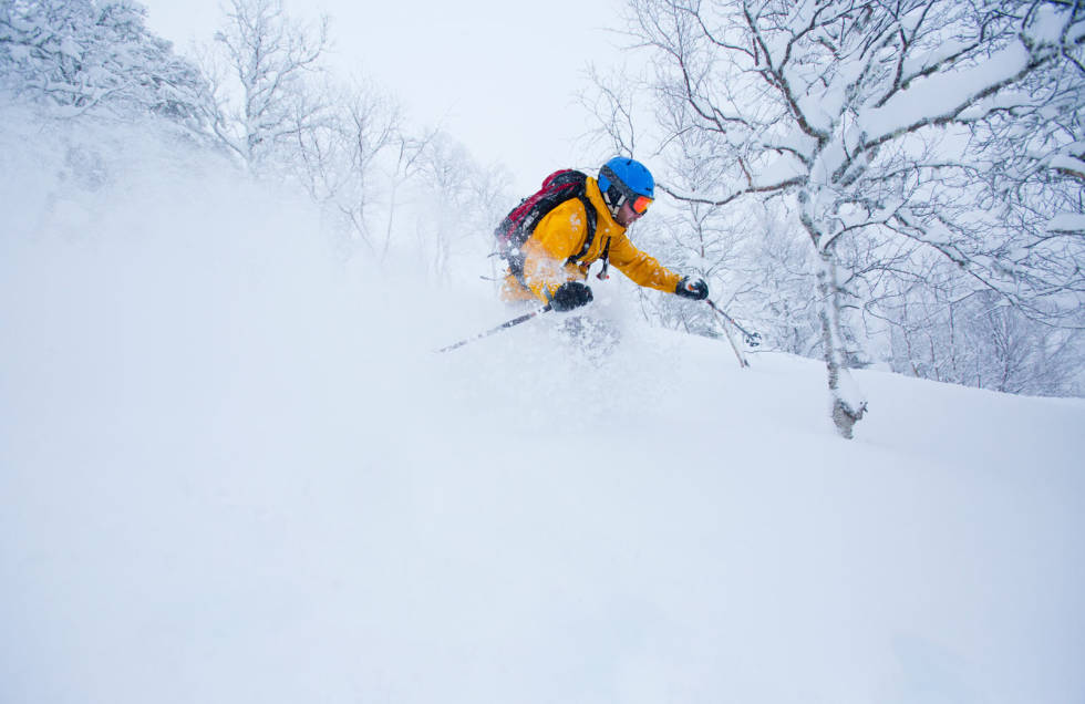 Bra skogskjøring. Skorgedalen skisenter er lite og drevet på dugnad. Terrenget er det ingenting å si på og skogskjøringen er spesielt god. Kort tid etter snøfall er det mange lokale som vet å benytte seg av mulighetene. Foto: Odd Erik Rønning Skorgedalen-Nysetra-Toppturer-i-Romsdalen-2
