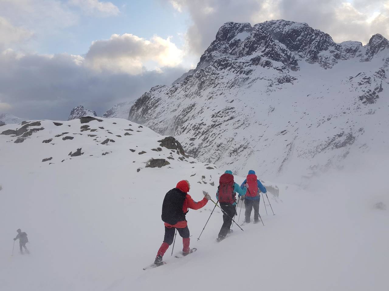 SAMMEN: – Vi ble enige om å holde i lag og ikke bli igjen alene. skredet ved trollfjordhytta