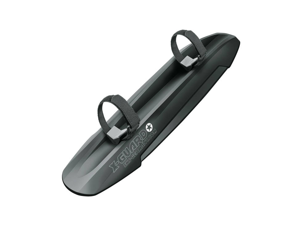 UNDER RØRET: Du kan stroppe fast en skjerm på underrøret. Her fra SKS SKS X-Board