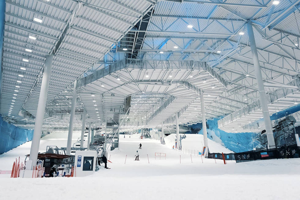 Et eneste stort kjøleskap, med en lang catwalk for langrennsfolket. Sno lorenskog alpin ski snowboard skistar guide freeride