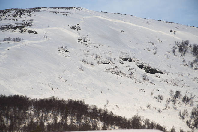 FARE: Snøskred er en av vinterfjellets aller største faremomenter. Arkivfoto: Tore Meirik snøskred klatring