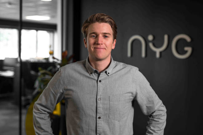 STYRELEDER: Sondre Nygård i Sigdal aktiv. Foto: Privat via ferrata Andersnatten