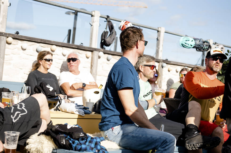 SOSIALT: Det sosiale og å treffe likesinnede er noe av det viktigste med Utflukt. Årets utgave var ikke noe unntak. Foto: Martin I. Dalen Utflukt 2021