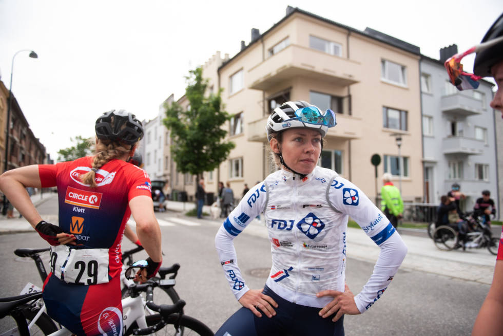 USIKKER: Stine Borgli er om hun er klar, en av favorittene på den krevende etappen til Norefjell. Foto: Henrik Alpers. stine-borgli