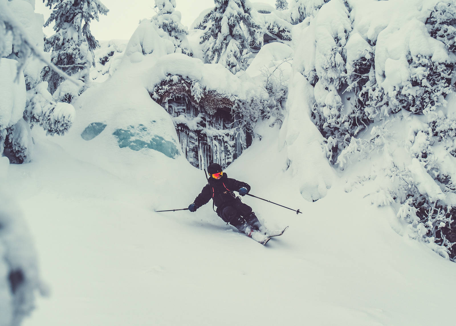 PÅ PUDDERJAKT: Stinius Skjøtskift på Kvitfjell. Bård Gundersen Stinius Skjøtskift Kvitfjell. Bård Gundersen
