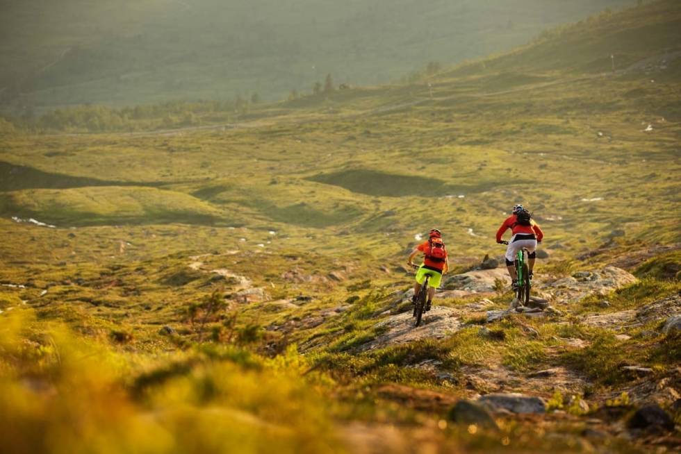 SYKLING I STRYN: Fra Gryta. Foto: Kristoffer H. Kippernes stisykling gryta