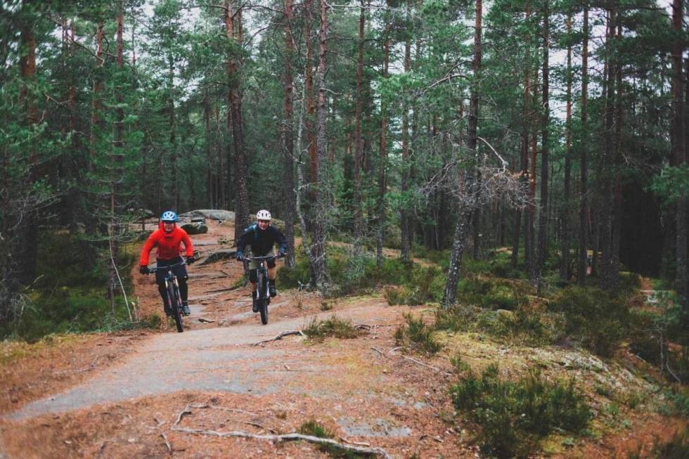 TRULSRUNDEN: En leken variert runde i Østmarka. stisykling i østmarka, trulsrunden