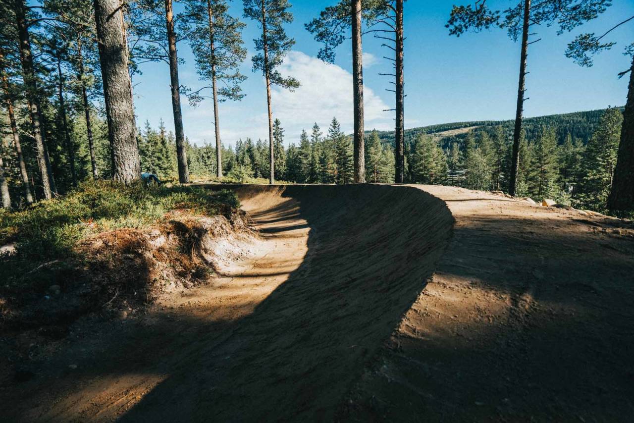 FERSKE DOSERINGER: Den blå-graderte stien Sweet Dreams har fått en skikkelig overhaling.Foto: Jonas Sjøgren sykling trysil sweet dreams
