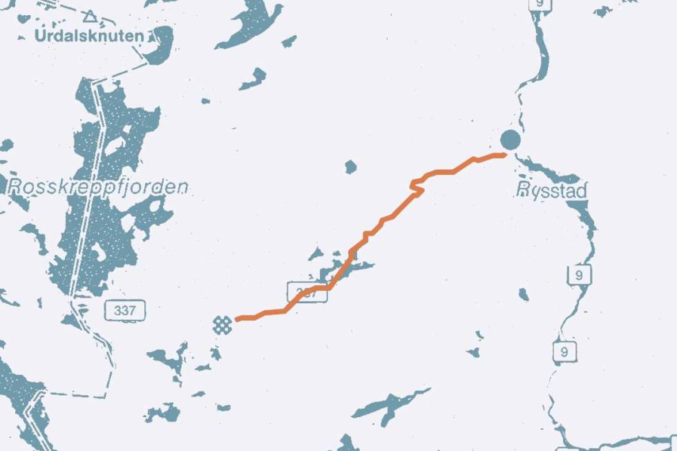 Første etappe i Tour des Fjords historie gikk her. Suleskard landevei sykkel kart