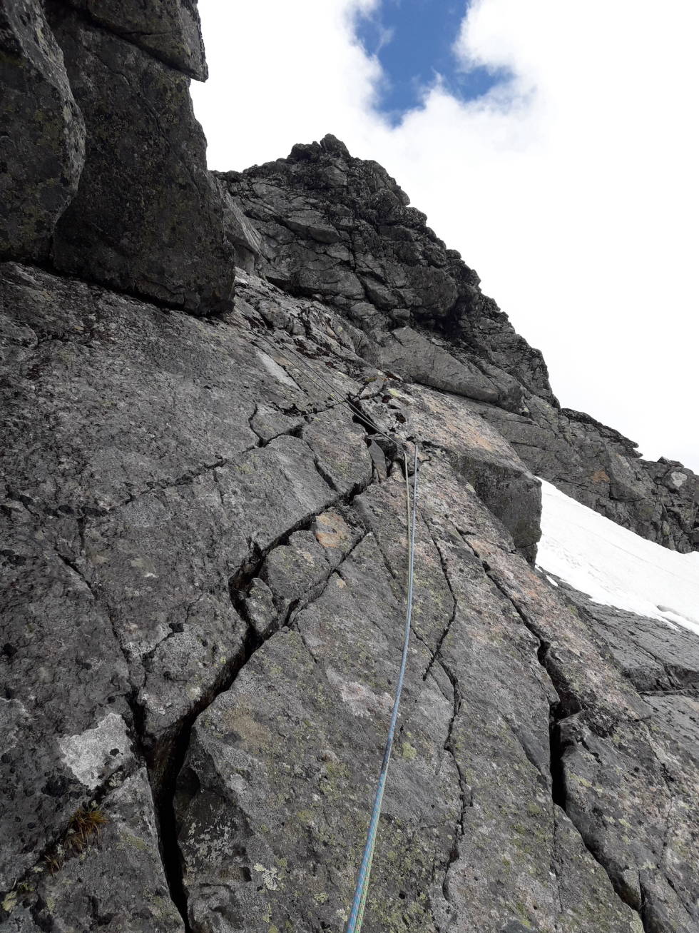 Siste taulengde på svaene før du kommer til Søre Austabotntind. Foto: Lisa K. Bjærum Svaene på traversen