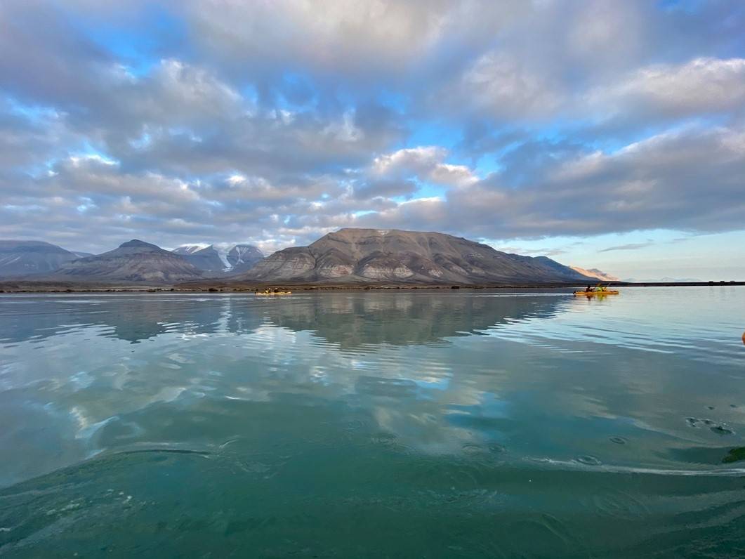 BILLEFJORDEN: Den midtre av tre fjordarmer innerst i Isfjorden på Spitsbergen. Foto: Jim Pedersen Billefjorden Foto: Jim Pedersen
