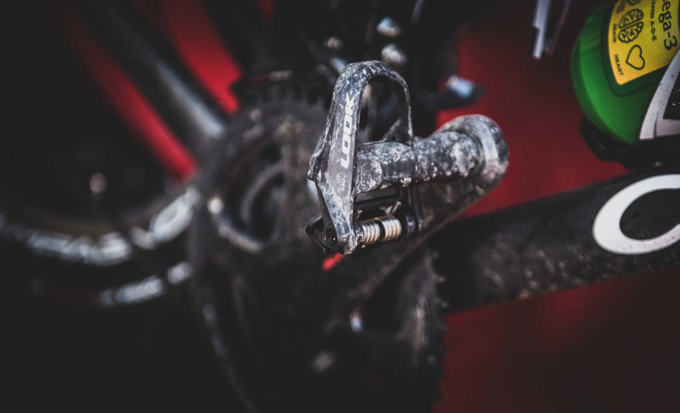 SITTER FAST: Look Keo 2 karbon er en rimelig pedal fra Look - men også en solid pedal. Proffene har ikke alltid det beste. sven erik bystrøm colnago