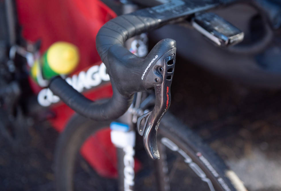 EL-SYKKEL: EPS elektroniske gir, selvfølgelig. sven erik bystrøm colnago