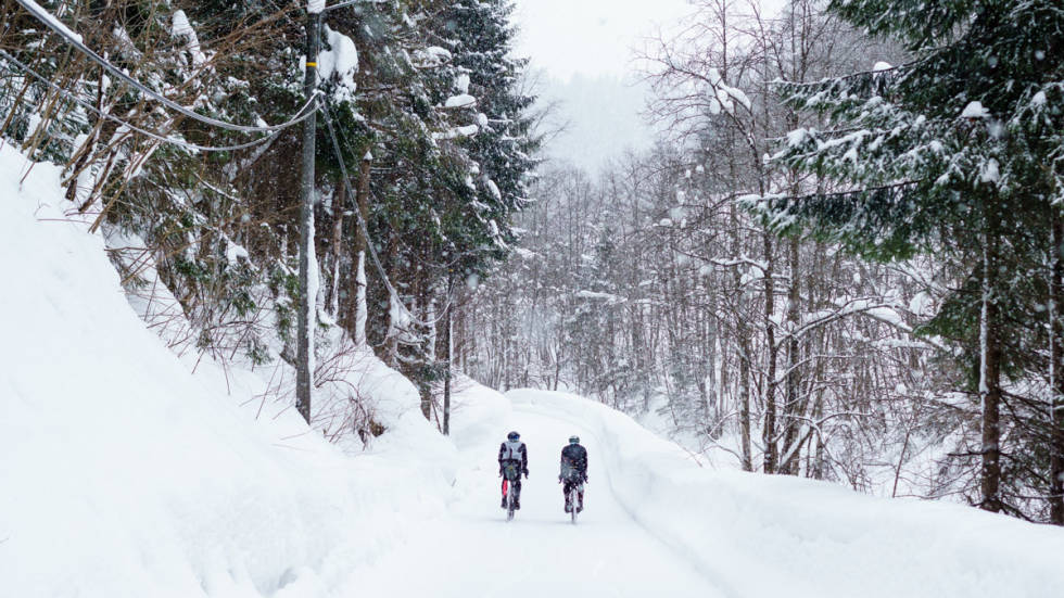 GOD TUR! Vi sees på veien! sykkel nordmarka vinter