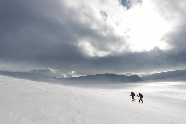 VINTERTUR: Her fra en fjellskitur i Tafjordfjella. Foto: Hans Kristian Krogh Hansen Tafjordfjella på langs hans kristian krog hansen