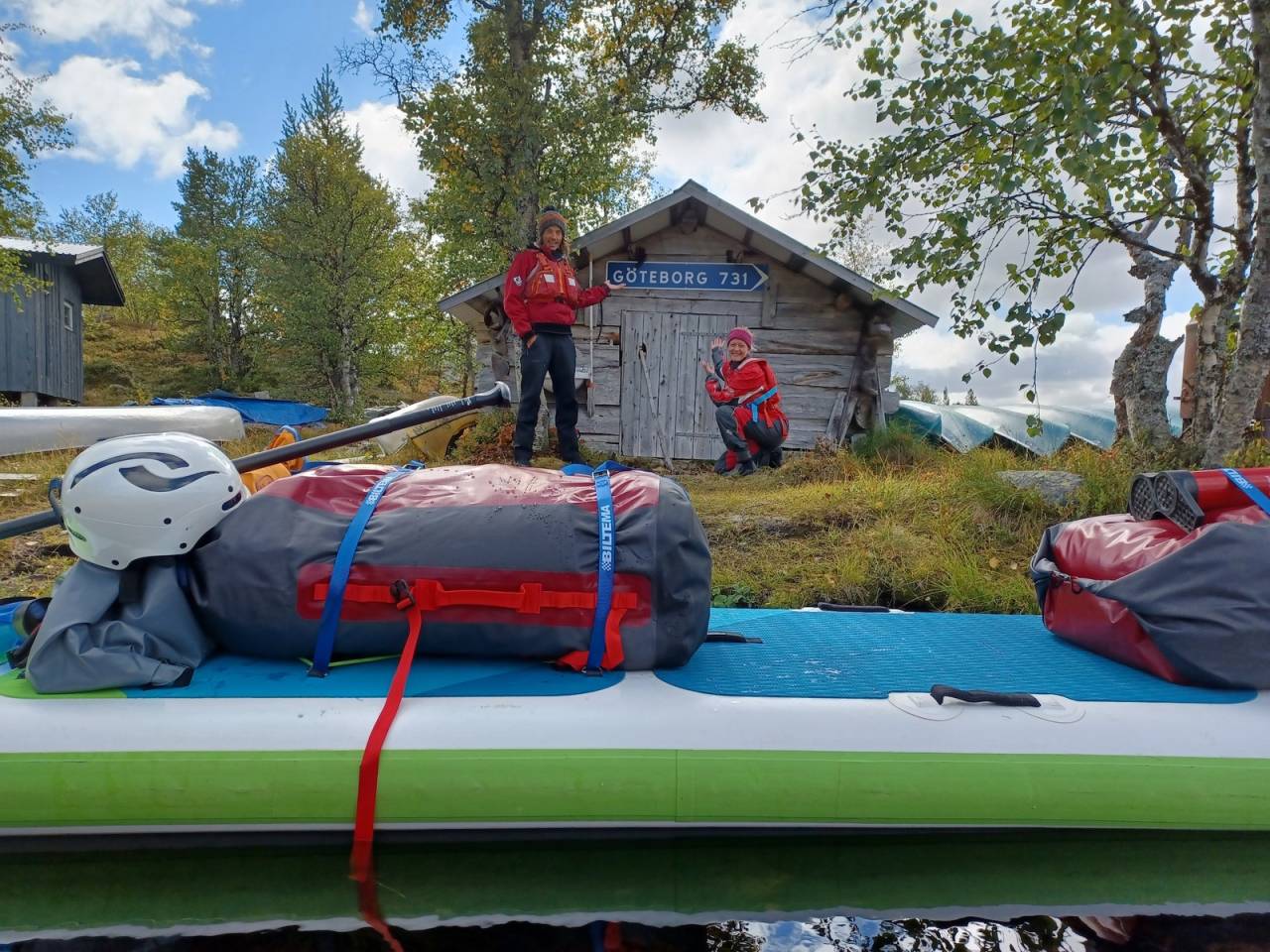 PÅ STARTSTREKEN: Ved Rogan naturreservat i Sverige. rogen