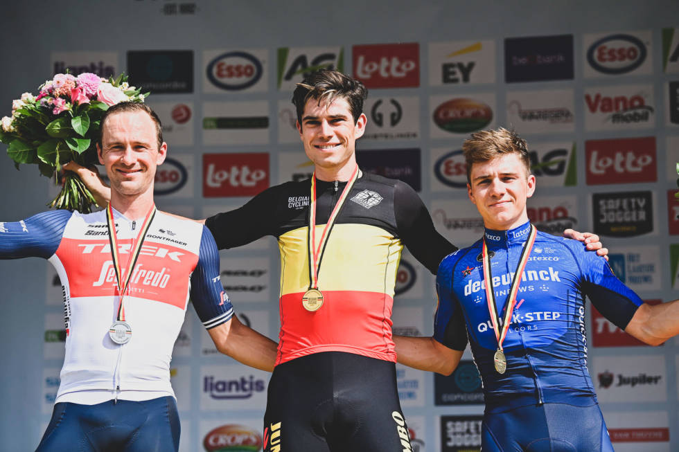 GUL TRØYE?: Wout van Aert vant nylig det belgiske mesterskapet på tempo og fellesstart. Det gjør han til en mulig etappevinner på den første tempoen. Foto: Cor Vos. tempo-tour-de-france-3