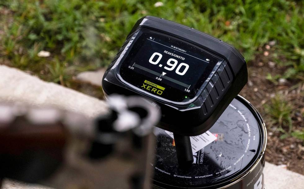 Rask respons: Reaksjonstid fra hvor lang tid det går fra leirdua dukker opp på radaren til det smeller, kommer opp på skjermen. Test-av-hagleradar-Garmin-Xero-S1-4