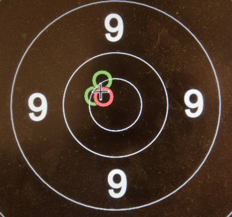 LETT PRESISJON: Denne samlingen oppnådde vi med Browning X-Bolt Superlite. Test-av-lette-rifler-3
